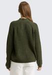 Джемпер TOM TAILOR DENIM COZY MOCK NECK, Grape Leaf Green Melange/Dark Green - фото 3