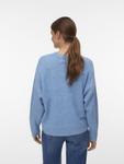 Джемпер Vero Moda VMBOOM O NECK PULLOVER, Allure/Mottled Blue - фото 3