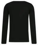 Лонгслив regular fit Boss Kidswear, черный - фото 2