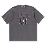 Футболка BAPE Crack Print Pattern Logo Relaxed Fit Tee, Black - фото