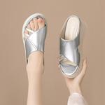 Шлепанцы женские Zhr, бежевый - фото 16