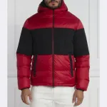 Пуховик стандартного кроя Ea7, красный - фото