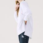 Свитшот унисекс белый MLB - фото 4