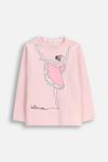 Детский лонгслив Coccodrillo, розовый - фото
