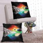 BURLOE Чехлы для подушек плед космонавт White - фото 3