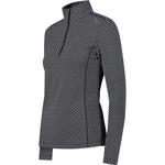 Толстовка на молнии CMP Printed Sweat Half Zip 31L1026, черный - фото 3