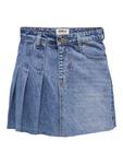 Юбка до колена ONLY, светло-синий деним - фото