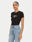 Облегающая футболка DW0DW19435 Tommy Jeans, черный - фото