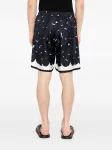 Бермуды с цветочным принтом Givenchy, синий - фото 4