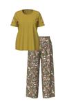 Пижама Ulla Popken, оливковый - фото