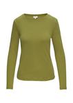 Лонгслив s.Oliver Shirt, зеленый - фото