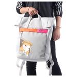 Nike Тканевый рюкзак с принтом унисекс белый, Pullover Bear - фото 6