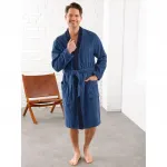 Уютный халат Feel Good, Jeansblau - фото