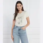 Футболка стандартного кроя Twinset U&B, бежевый - фото 2