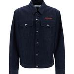 Джинсовая куртка мужская темно-синий Off-White - фото