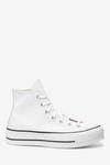 Высокие кожаные кроссовки Chuck Taylor на платформе Lift Converse, белый - фото 2