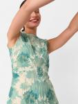 Цветочное платье без рукавов с текстурой Whistles, Blue/Multi - фото 4