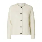 Кардиган Selected Lulu Short, белый - фото