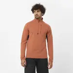 Мужской флис Salomon Essential Lightwarm, коричневый - фото