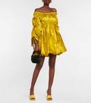 Мини-платье Martine с рюшами Ulla Johnson, Golden Beryl - фото 2