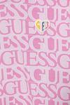 Детская хлопковая толстовка Guess, розовый - фото 3