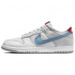 Кроссовки Nike Dunk Skateboarding Shoes Men Low-top Silver/Blue, синий - фото
