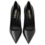 Туфли на высоком каблуке Saffiano женские черные Prada - фото 5