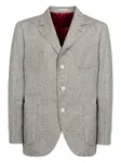 Пиджак с узором в елочку Brunello Cucinelli, серый - фото