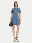 Джинсовое платье стандартный крой 241-RIXES Morgan, синий - фото 2
