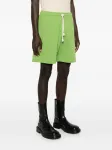 Флисовые спортивные шорты Acne Studios, зеленый - фото 4