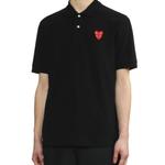 Унисекс поло CDG Play, черный - фото 5