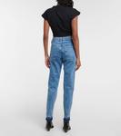 Укороченный топ Zineae из хлопкового джерси ISABEL MARANT, черный - фото 3