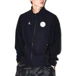 Куртка Men's Air Jordan Solid Color Logo Stand Collar Long Sleeves Jacket Black, черный - фото 4