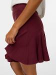 Мини юбка VERO MODA VMKristin, Dark red - фото 5