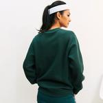 Свитшот унисекс зеленый Champion, зеленый - фото 6