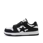 Кроссовки FUERSEN Skateboarding Shoes Unisex Low-top Black, белый/черный - фото