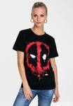 Футболка LOGOSHIRT Shirt Marvel Deadpool Face, черный - фото 2