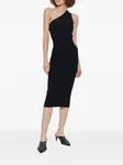 Платье миди Kellie на одно плечо IRO, черный - фото 3