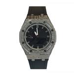 Часы Casio G-Shock Analog-Digital 2100 Series, арт. GA-2100-1A, черный/серебро - фото