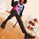 Мужское баскетбольное джерси Nike, цвет Blue/Pink - фото 3