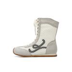 DAPHNE Ботильоны женские, черно-бежевые - фото