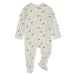 Комбинезон-слип с застежкой-молнией и принтом "Whimsical Foliage" для мальчиков Memoi - фото