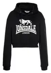 Толстовка Lonsdale с капюшоном "Crop Top ROXETH", черный - фото 4