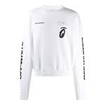 Толстовка arrow pattern round neck pullover white Off-White, белый - фото