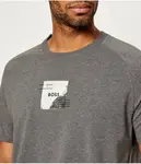 Футболка с полосками Relaxed fit Boss Green, серый - фото 4