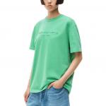 Футболка унисекс зеленая Alexander Wang - фото 4