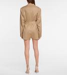 Комбинезон с поясом LOW CLASSIC, Beige - фото 3