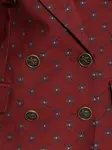Двубортный блейзер с узором пейсли ETRO, красный - фото 5