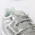 Оригинальные девичьи кроссовки Reebok, серебряный - фото 3