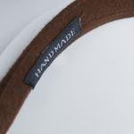 Повязка для волос Yeye Brown ручной работы - фото 3